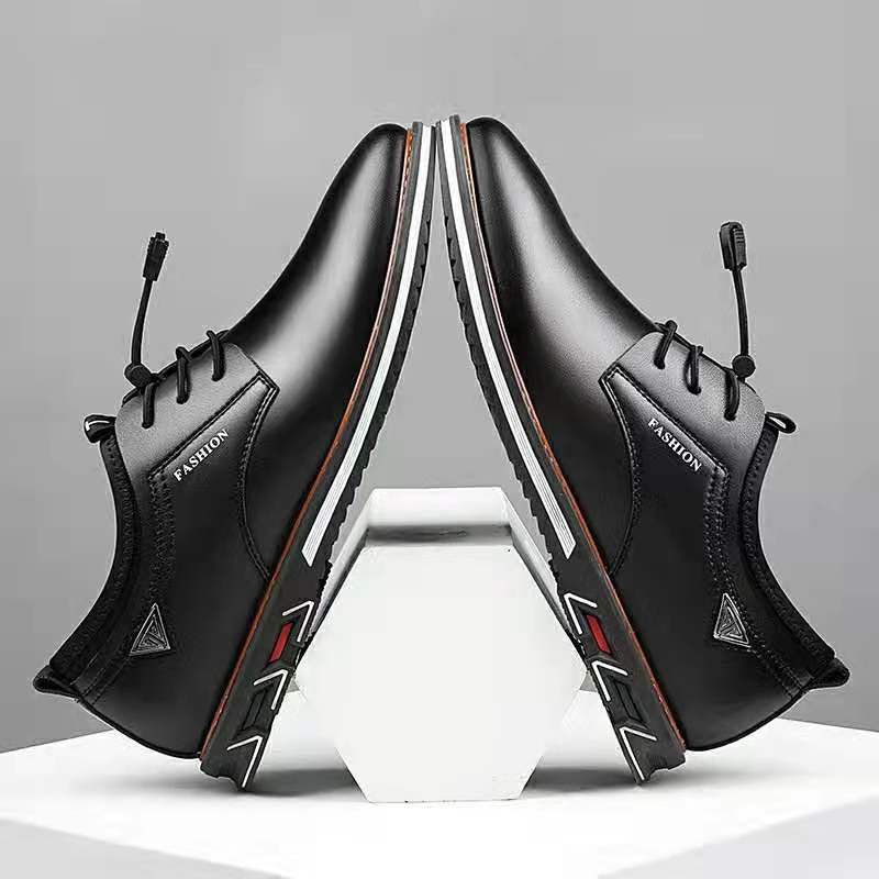 New Men Shoes Leather Cowhide  - Men Formal Wear With Sneakers review and price
