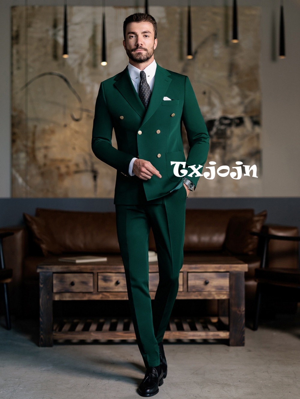 Green Formal Man Slim Fit Suit - Formal Men Party Wear Jacket review and price