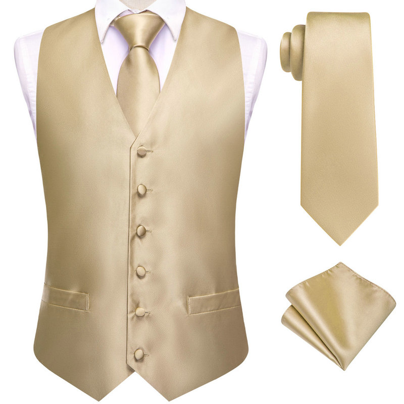 VerveRow Men Solid Satin V‑Nec - Formal Vest Waistcoat review and price