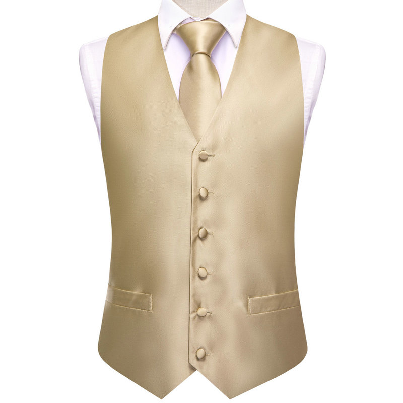 VerveRow Men Solid Satin V‑Nec - Formal Vest Waistcoat review and price
