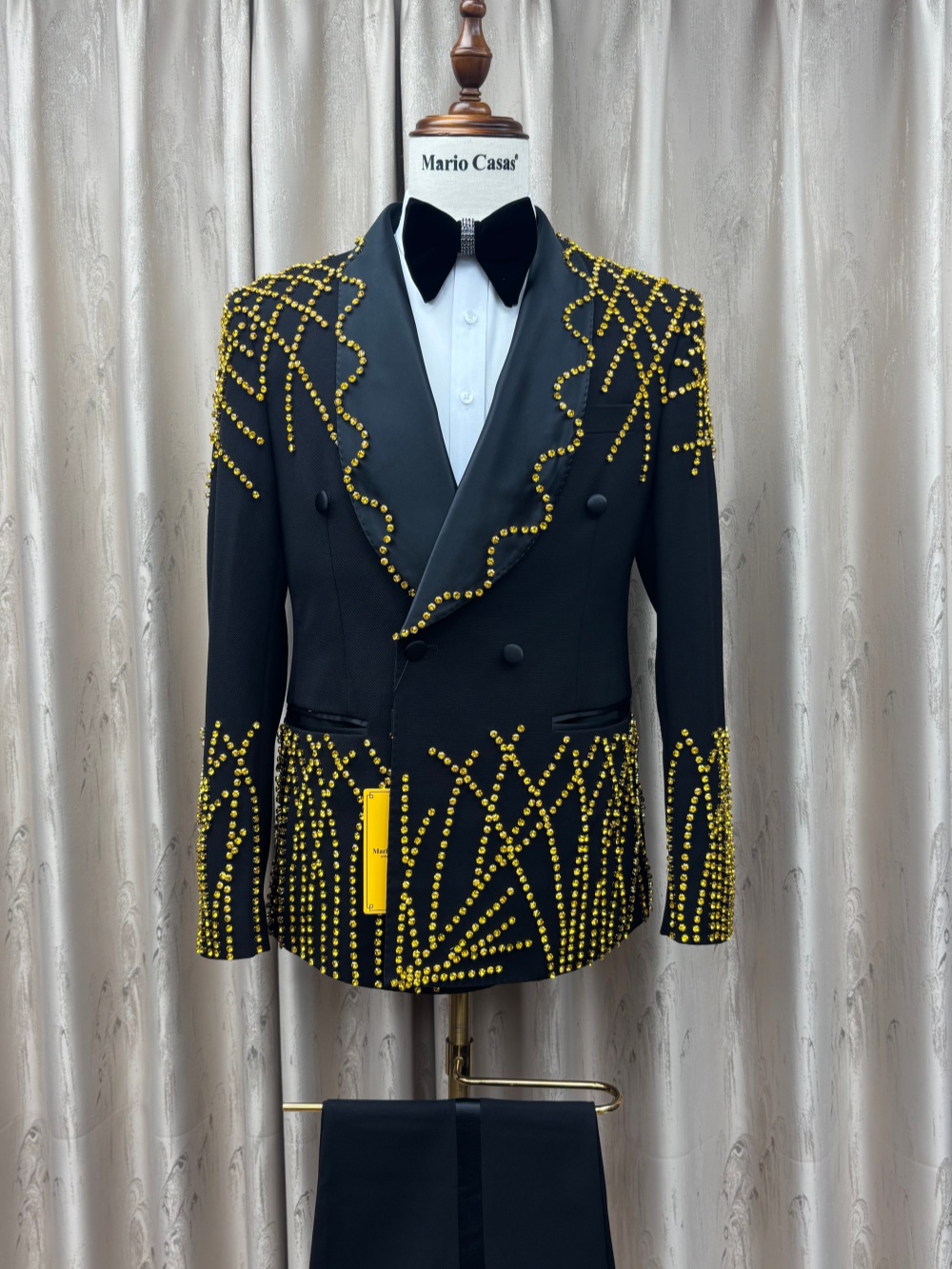 Man Exquisite Beaded Suit Set  - Men Formal Wear Clothes review and price