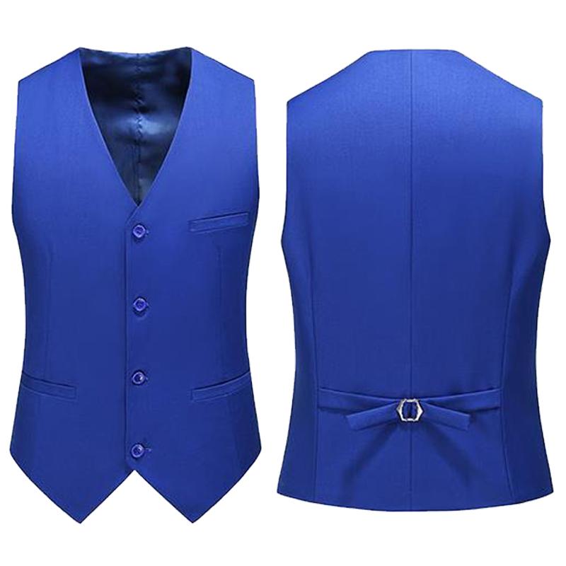 19 Colors Men Vest Solid Color - Formal Vest Waistcoat review and price
