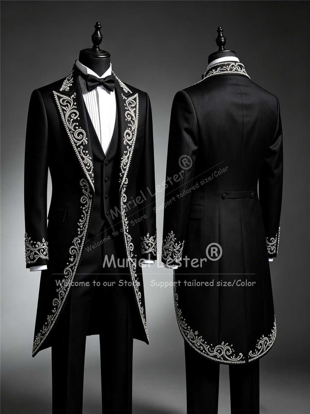 Man Brilliant Crystals Beading - Men Formal Wear Clothes review and price