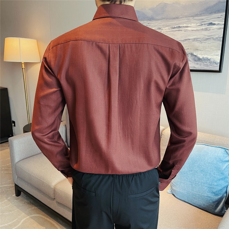 100% Lyocell Breathable Shirts - Men Formal Wear Clothes review and price