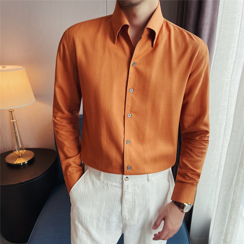 100% Lyocell Breathable Shirts - Men Formal Wear Clothes review and price