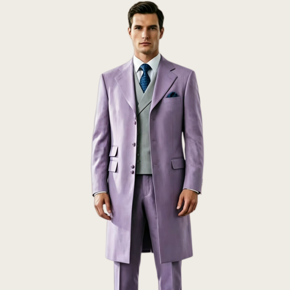 High Quality Long Men's Suits  - Formal Vest Waistcoat review and price