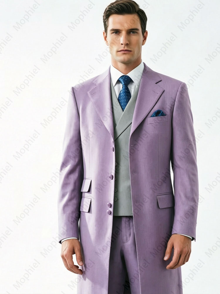 High Quality Long Men's Suits  - Formal Vest Waistcoat review and price