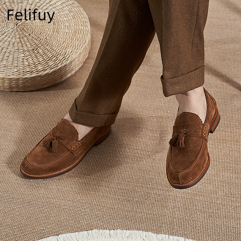 New Brown Men Flat Loafers Cow - Men'S Formal Wear review and price