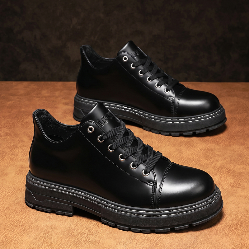 Men Black Lace‑up Leather Shoe - Men'S Formal Wear review and price