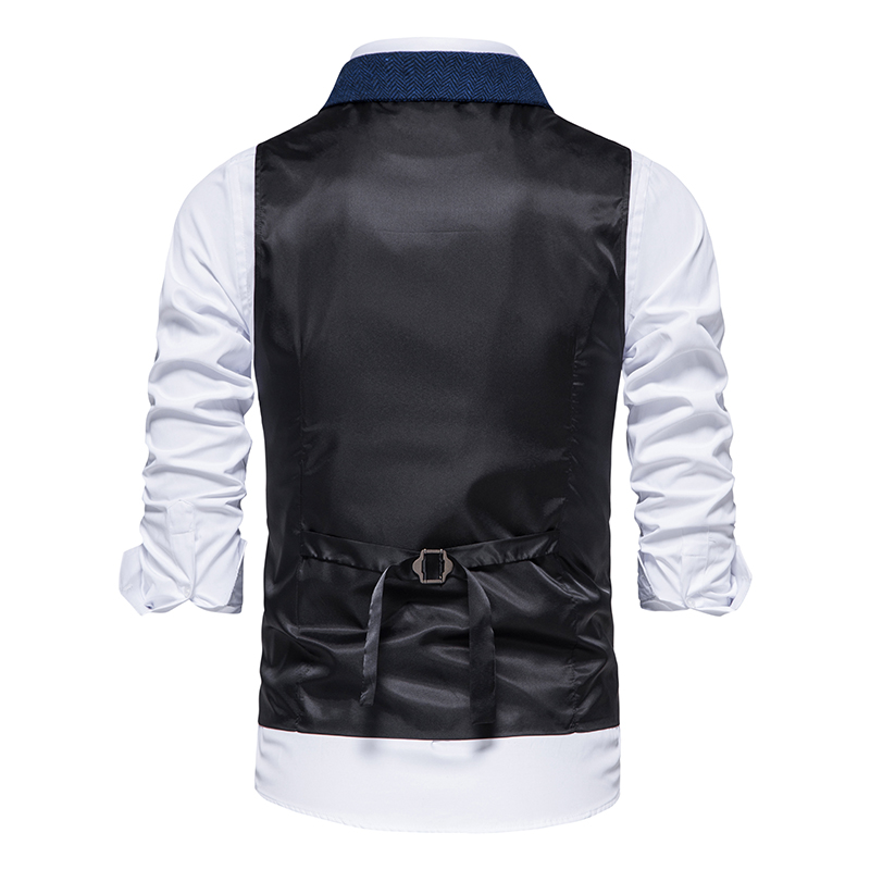 Men Suit Vest Herringbone Fabr - Formal Vest Waistcoat review and price