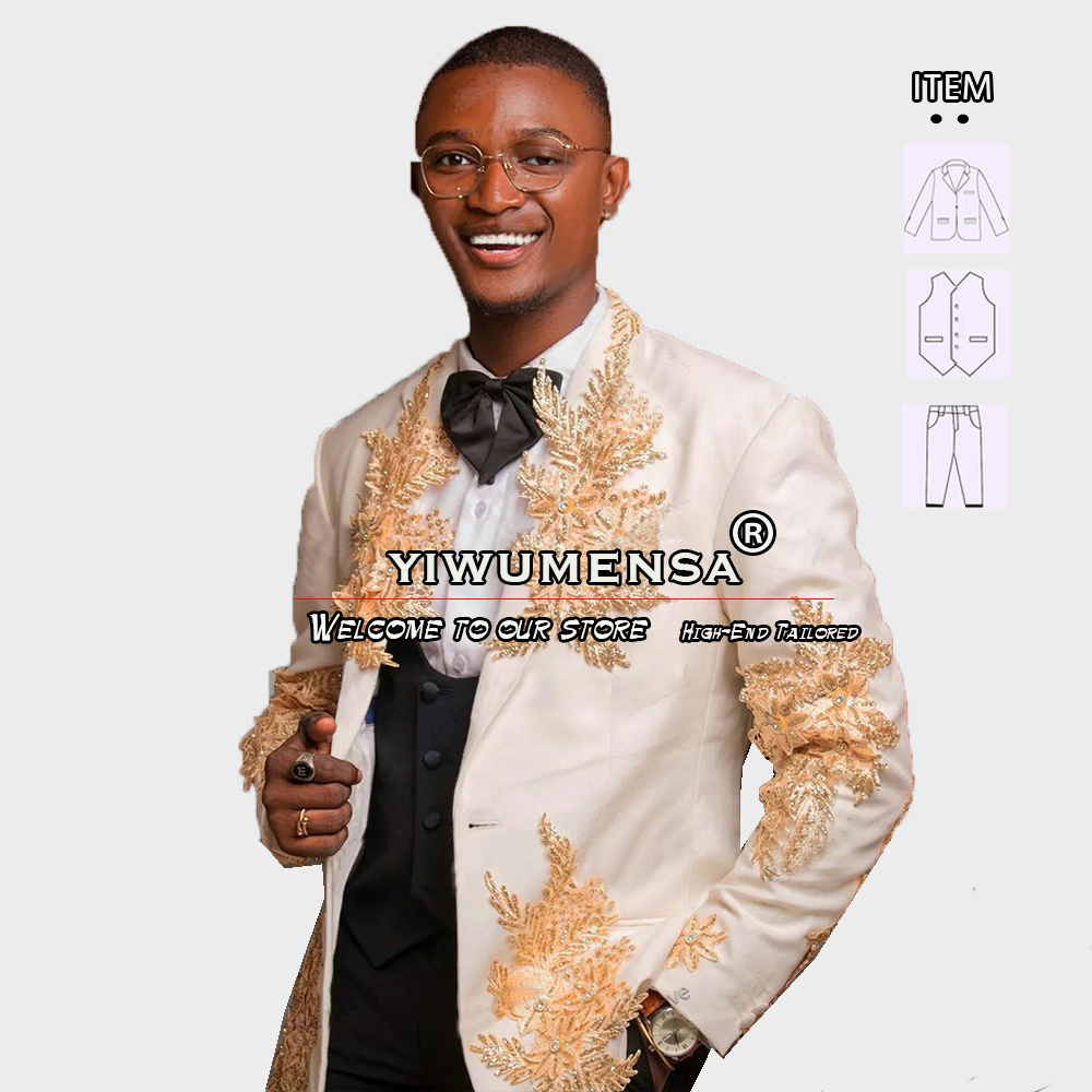 Customized 3 Pieces Suits Men  - Men'S Formal Wear review and price