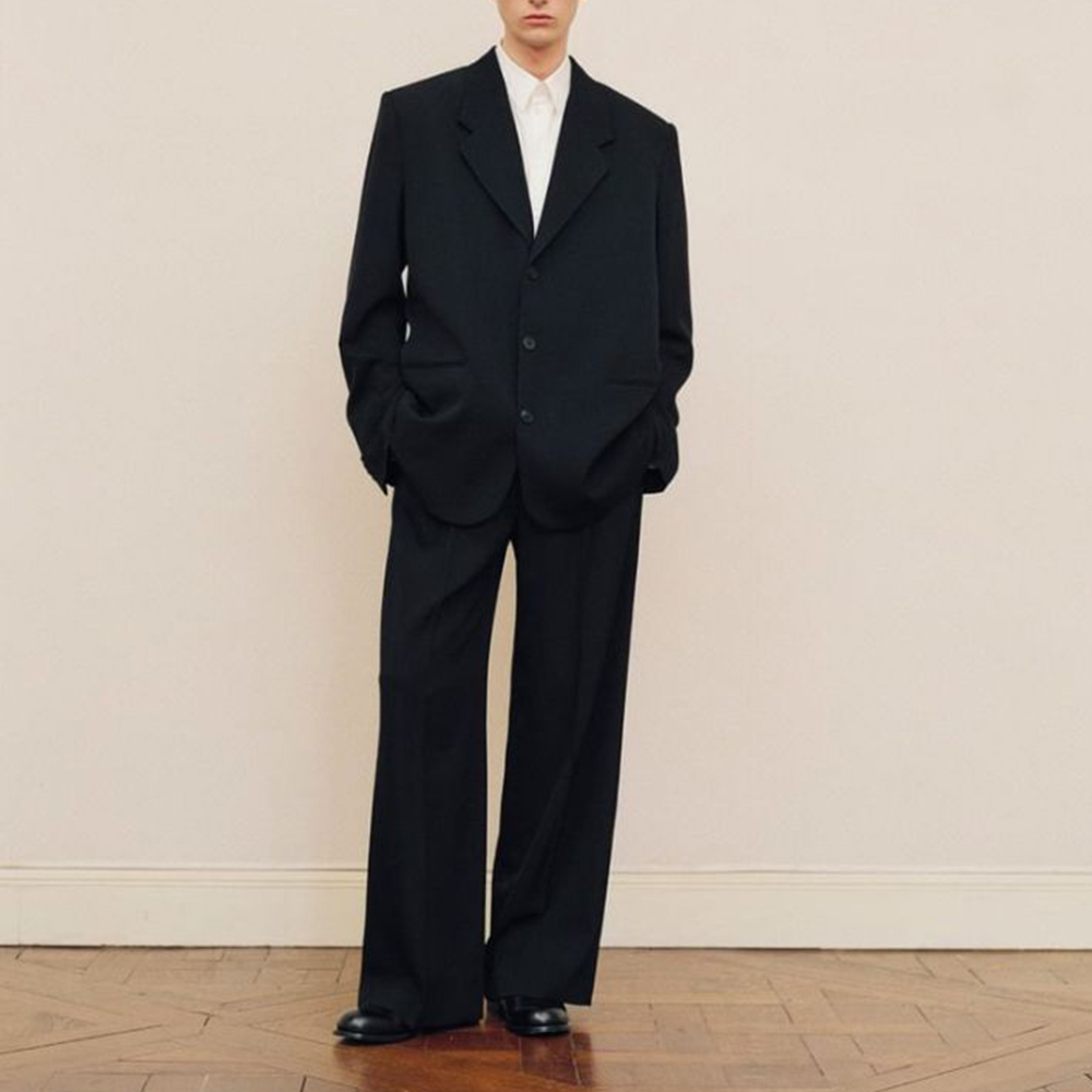 Men's Black Oversized Suit Set - Formal Men Party Wear Jacket review and price