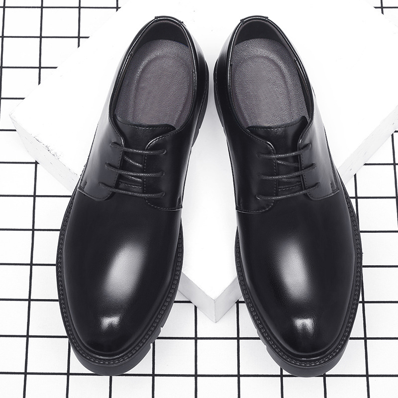 Mens Black Leather Lace Up Dre - Men'S Formal Wear review and price