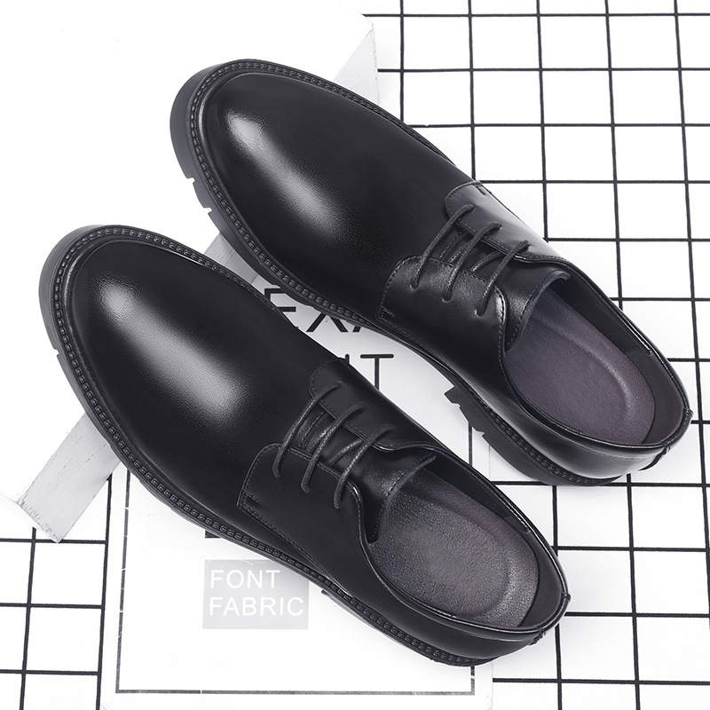 Mens Black Leather Lace Up Dre - Men'S Formal Wear review and price